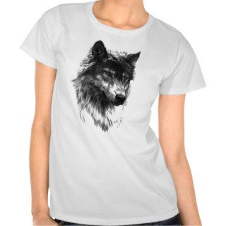 Lone Wolf   Baby Doll T Shirt
