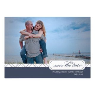 Tying the Knot Save the Date Photo Card Personalized Announcement