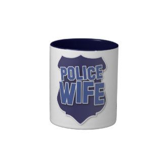 police wife coffee mug