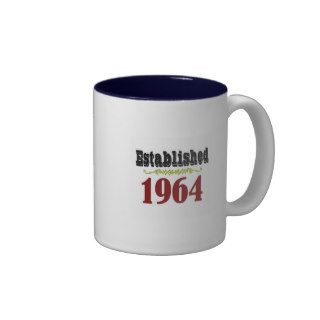 Est 1964 50th Birthday Gifts Coffee Mugs