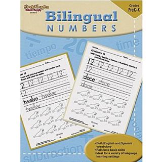 Harcourt Steck Vaughn Bilingual Math Numbers Book, Grades Pre School   K  Make More Happen at