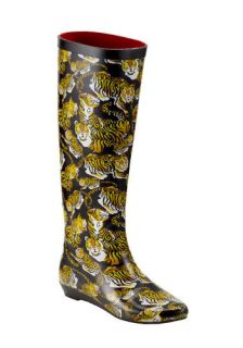 Jeffrey Campbell St eye le of the Tiger Rain Boot  Mod Retro Vintage Boots