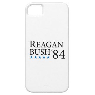 Reagan Bush 84 black on white 1 iPhone 5/5S Cases