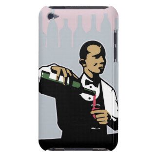 Butler pouring a wine bottle iPod touch cases