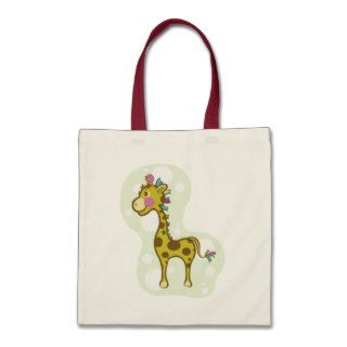 Wally the Giraffe Character Tote Bag