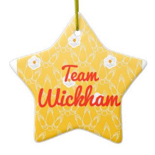 Team Wickham Christmas Tree Ornaments