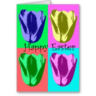 Tulip Happy Easter Card