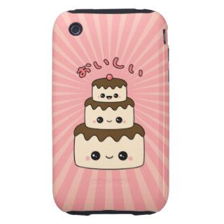 Cute Cake Tough iPhone 3 Cases