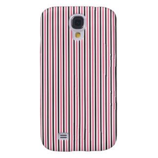 Black & White & Pink Stripes IPhone 3G Case Galaxy S4 Covers