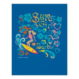 Barbie Surfer Girl Theme Print