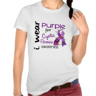 Cystic Fibrosis I Wear Purple For Awareness 43 Tanks