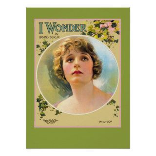 1920's Woman Poster