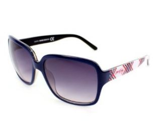 Miss Sixty Sunglasses MX 400 S 92W Acetate Acetate Blue   White   Red Clothing