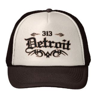 Detroit 313 trucker hats