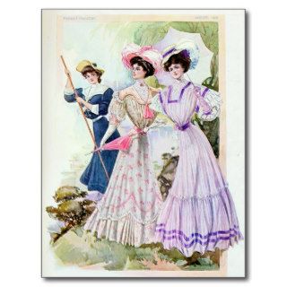 Vintage Edwardian Ladies Postcard