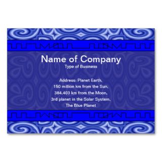 Blue Waves Business Cards
