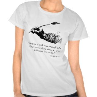 Archimedes Quote   Move The World Quotes Sayings Tee Shirts