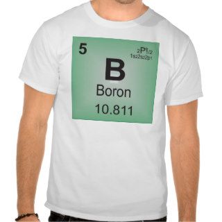 Boron Individual Element of the Periodic Table Tees