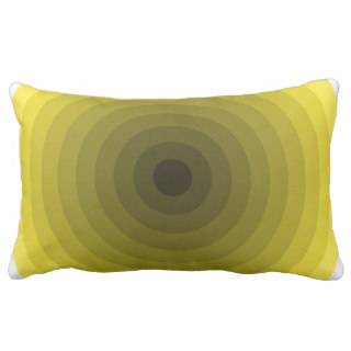 Yellow Target Lumbar Pillow