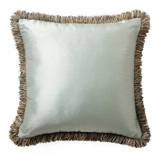 Silk Decorative Pillow with Fringe   Frontgate   Throw Pillows