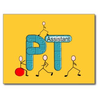 Physical Therapy Assistant Gifts Unique Graphics Post Card