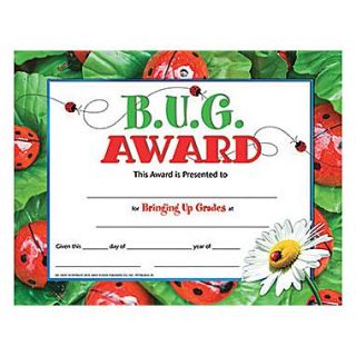 Hayes B.U.G. Award Certificate, 8.5(L) x 11(W)  Make More Happen at