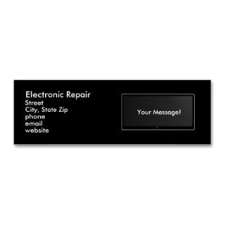 Electronic Repair Business Card Templates