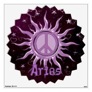 Peace Sun Aries Wall Decals