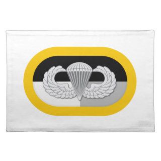 SF JFK Special Warfare Airborne Placemat