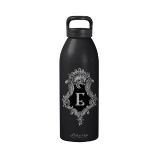 E Monogram Initial Reusable Water Bottle