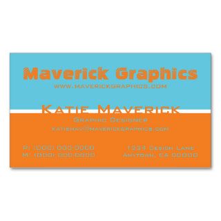 Professional Color Duos Business Card