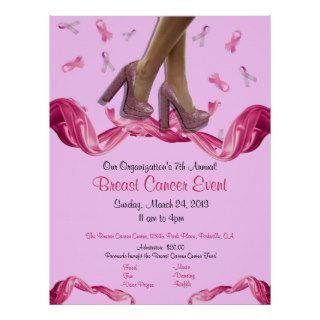 Breast Cancer Custom Event Poster