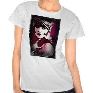 Flapper in Fuchsia T shirt