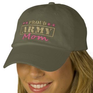 Proud Army Mom Embroidered Hat