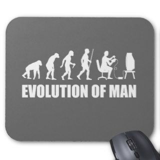 Evolution of Man Gamer Mouse Pad
