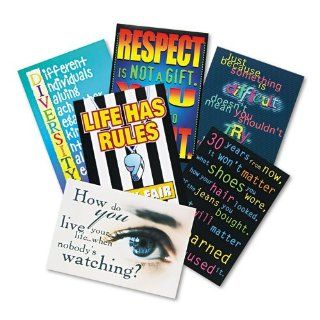 TREND   Assorted "Building Character" Themed Motivational Prints, 13 3/8 x 9, 6/Pack   Sold As 1 Pack   Create themed displays with the most popular large posters in value priced combo packs.  