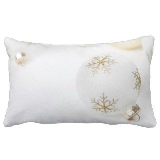 High Key Christmas Ornament Holiday Template Pillow