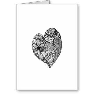 Heart Card   Original Drawing   Valentine