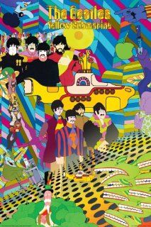 NMR 24541 Beatles Yellow Sub Decorative Poster   Prints