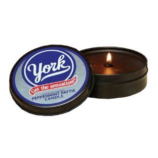 Mostly Memories Hershey's 2 3/4 Ounce York Peppermint Pattie Tin Soy Candle   Scented Candles