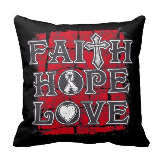 Postpartum Depression Faith Hope Love Pillow