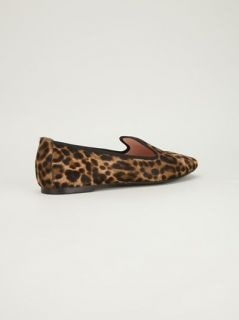 Pretty Loafers Leopard Print Slipper   Spk