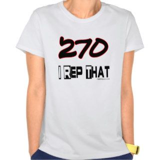 I Rep That 270 Area Code Tshirt