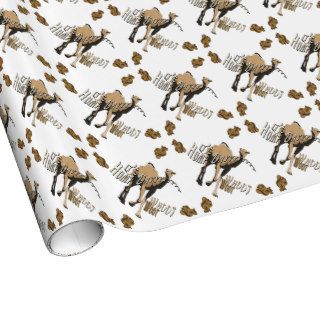 Humpday Woot Woot Camel Wrapping Paper