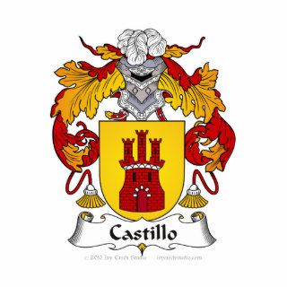Castillo Family Crest Photo Sculptures