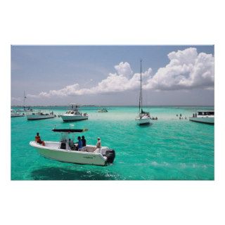 Stingray City Grand Cayman Islands Poster
