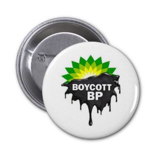 Boycott BP British Petroleum Gulf Oil Spill Button
