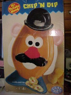 Mr Potato Head Chip 'N Dip Chip & Dip Serving Set by Clay Art 1999 Hasbro Model 2811 Chip And Dip Serving Sets Kitchen & Dining