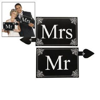 Mr & Mrs Prop Signs   Wedding Supplies & Reception Decorations Health & Personal Care