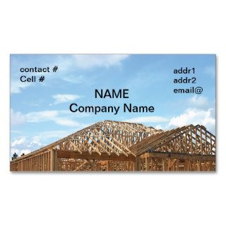 house framing business cards